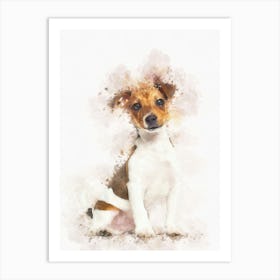 Jack Russell Terrier Puppy Art Print