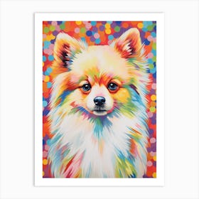 Pomeranian Pop Art Inspired 1 Art Print