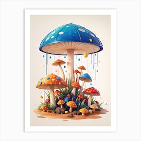 Mushroom Art Print