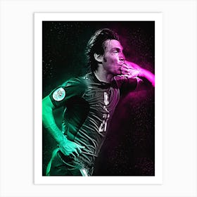 Andrea Pirlo Italy Style 1 Art Print