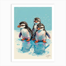 Penguins 2 Art Print