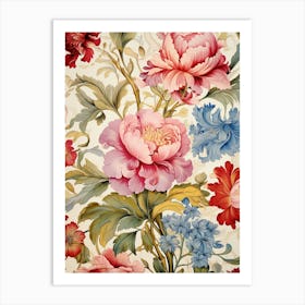 Floral Wallpaper 6 Art Print