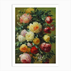 Cypress Painting 3 Flower Art Print