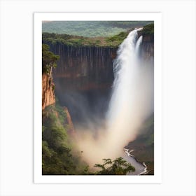 Kalandula Falls, Angola Realistic Photograph (2) Art Print