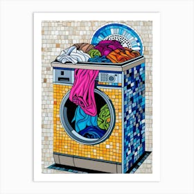 Washing Machine 2 Art Print