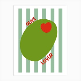 Olive Lover Print Kitchen Art Print