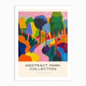 Abstract Park Collection Poster Centennial Park Sydney 3 Art Print