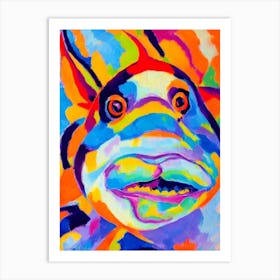 Clown Triggerfish Matisse Inspired Art Print