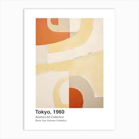 World Tour Exhibition, Abstract Art, Tokyo, 1960 5 Art Print
