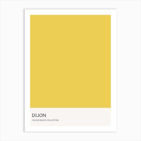 Dijon Colour Block Poster Art Print