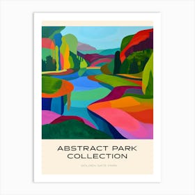 Abstract Park Collection Poster Golden Gate Park Kiev 2 Art Print