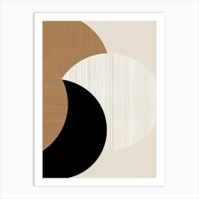 Aura Of Ivory Geometry Bauhaus Art Print