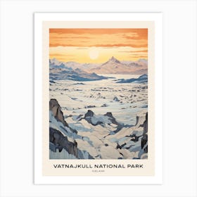 Vatnajkull National Park Iceland 3 Poster Art Print