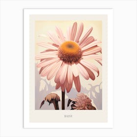 Floral Illustration Daisy 2 Poster Art Print