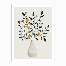 Flowers In A Vase 55 Art Print