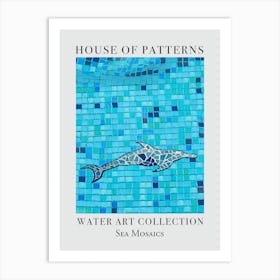 House Of Patterns Sea Mosaics Water 2 Art Print