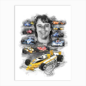 René Arnoux Art Print