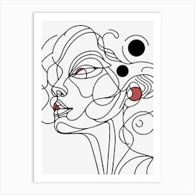 Portrait Of A Woman 1 Art Print