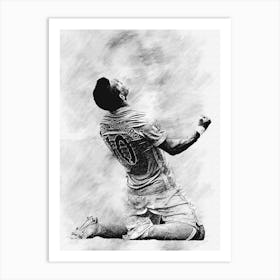 Kun Aguero Art Print