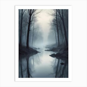 Foggy Forest 2 Art Print