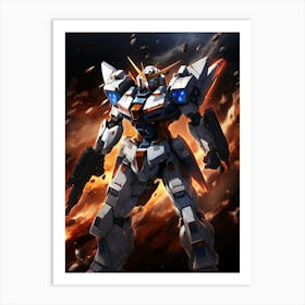 Gundam Robot 4 Art Print