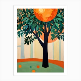 Orange Tree 1 Art Print