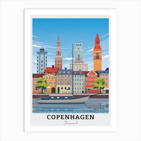 Copenhagen Travel Art Print