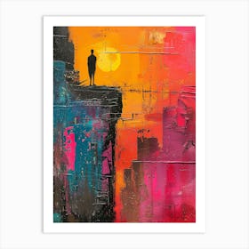 Sunset City 2 Art Print