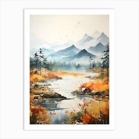 Autumn Landscape Art Print