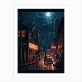 Night In The City Art Print