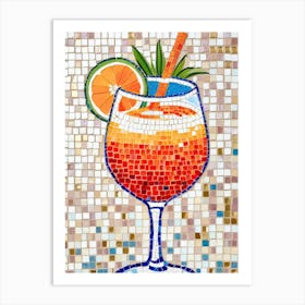 Tequila Cocktail 1 Art Print