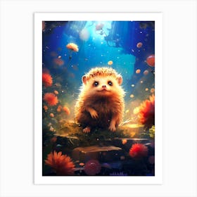 Hedgehog Art Print