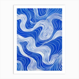 Abstract Wave Pattern 4 Art Print