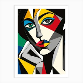 Abstract Woman 6 Art Print