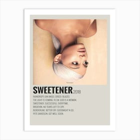 Sweetener 2018 Poster Art Print