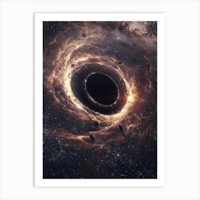 Black Hole In Space 5 Art Print