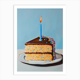 Birthday Cake 3 Art Print