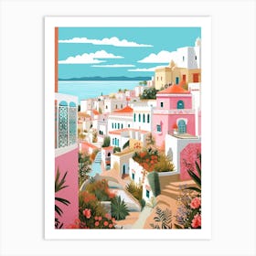 Tangier Morocco 3 Illustration Art Print