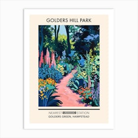 Golders Hill Park London Parks Garden 1 Art Print