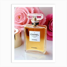 Chanel Perfume Bottle 3 Art Print