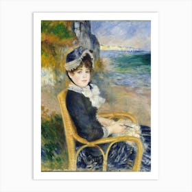 By The Seashore (1883), Pierre Auguste Renoir Art Print
