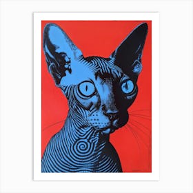 Sphynx Cat 11 Art Print