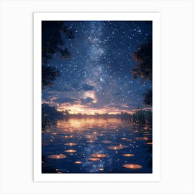 Starry Night 171 Art Print