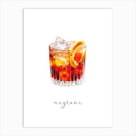 Negroni Art Print