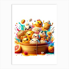 Chinese Food Art Print