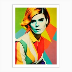 Kate Mara Colourful Pop Movies Art Movies Art Print