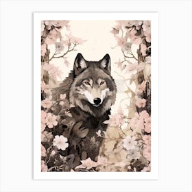 Wolf Painting  2 Art Print