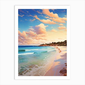 A Vibrant Painting Of Esperance Beach Australia 1 Art Print