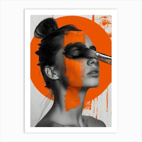 Portrait Of A Woman 543 Art Print