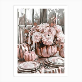 Thanksgiving Table 9 Art Print